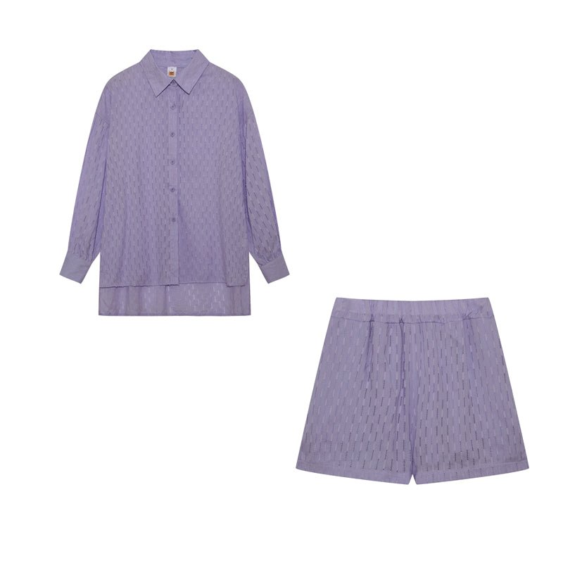 Emmeline Chic Shirt & Shorts Set