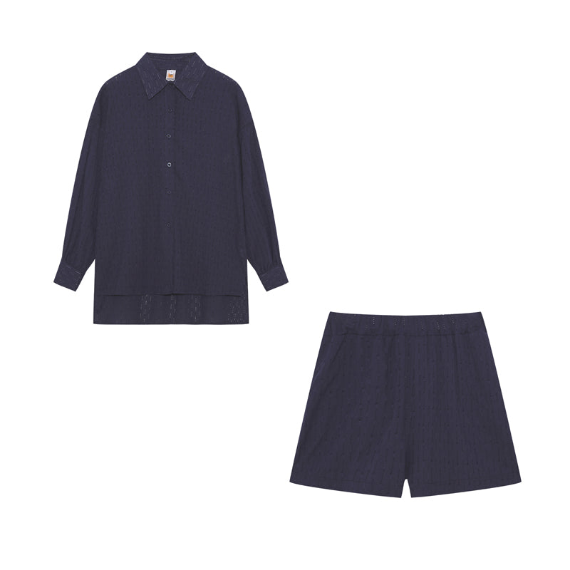 Emmeline Chic Shirt & Shorts Set