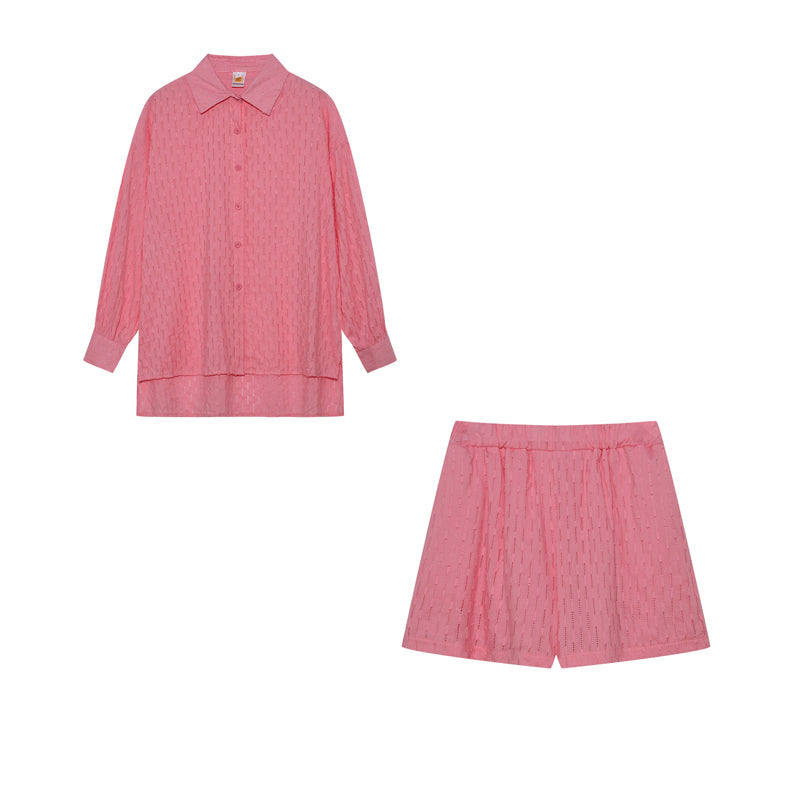 Emmeline Chic Shirt & Shorts Set