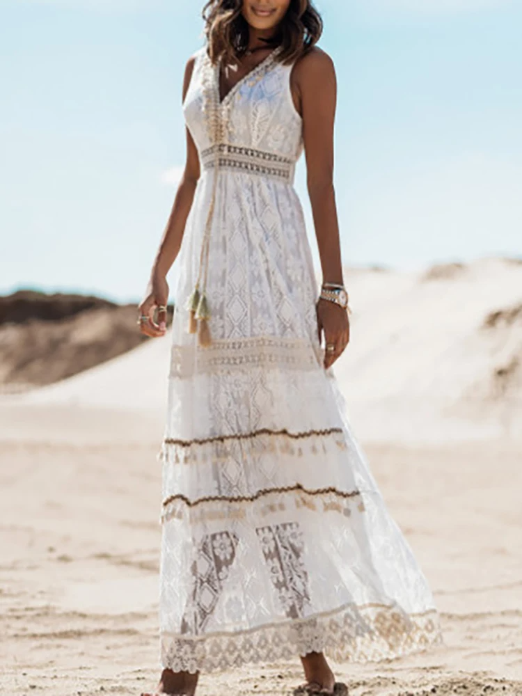 Calypso Elegant Bohemian Dress