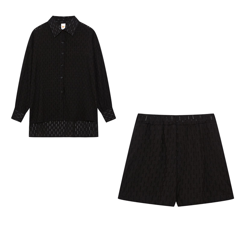Emmeline Chic Shirt & Shorts Set