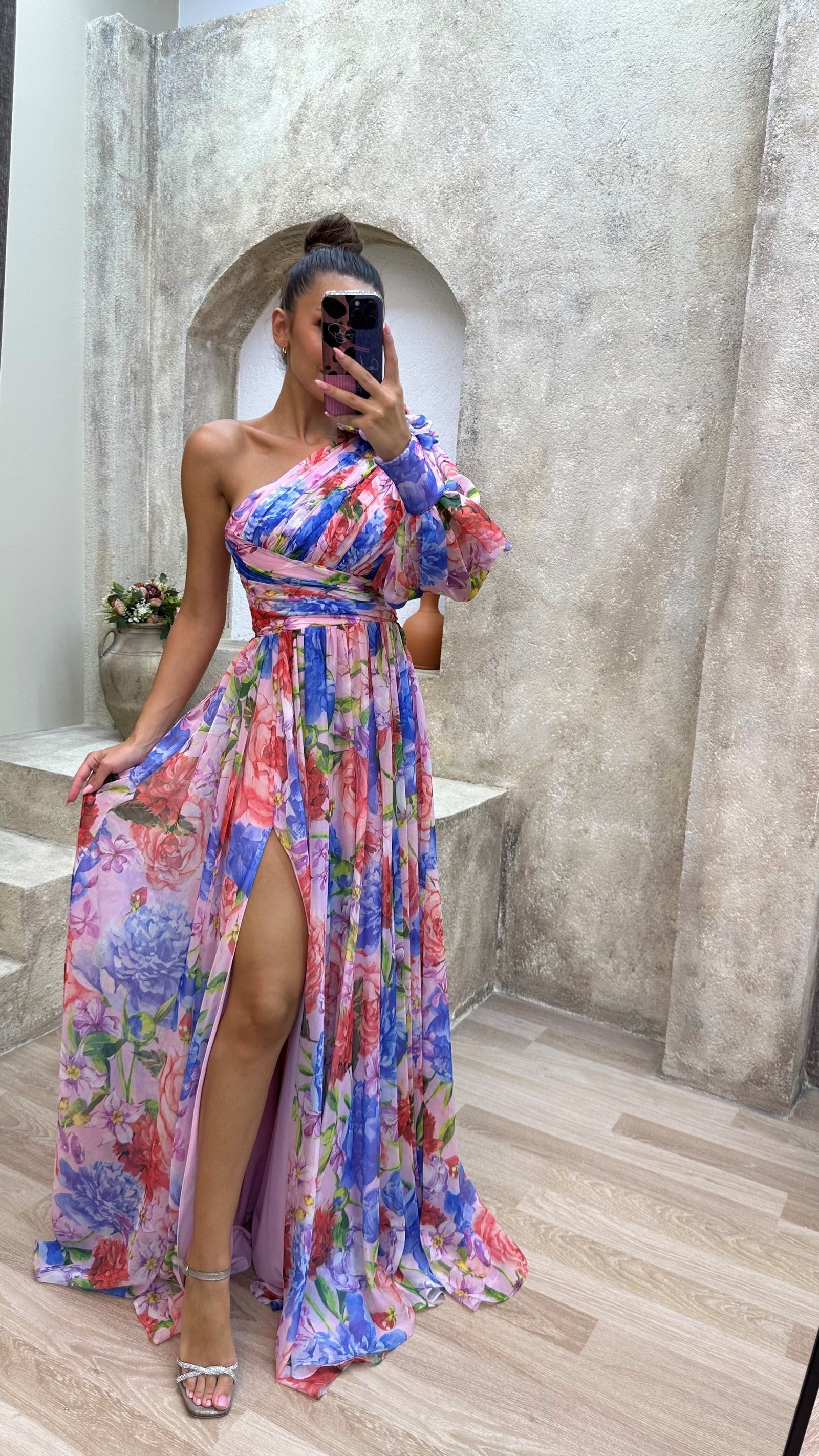 Brigitte Graceful Flowing Gown