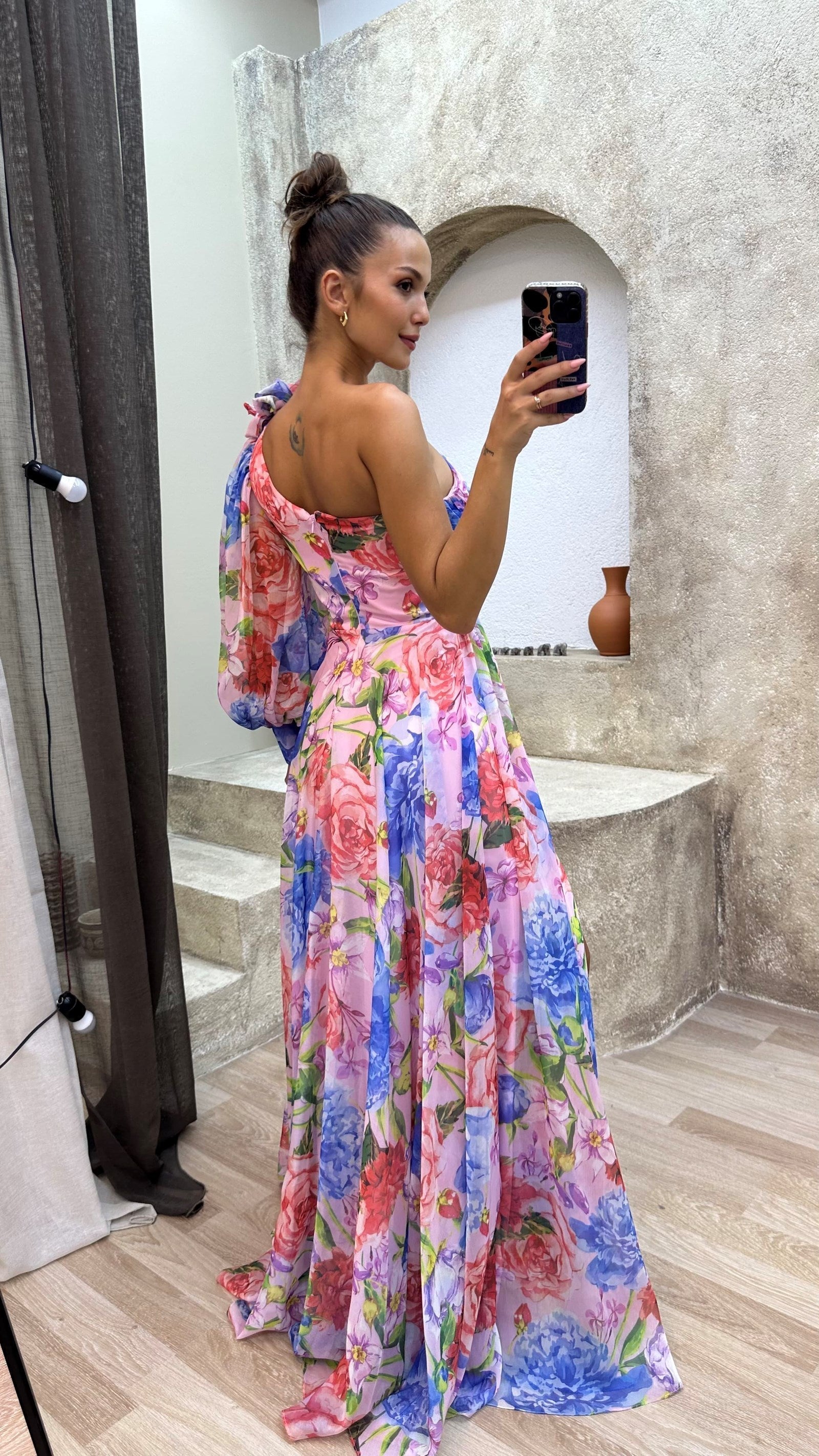 Brigitte Graceful Flowing Gown