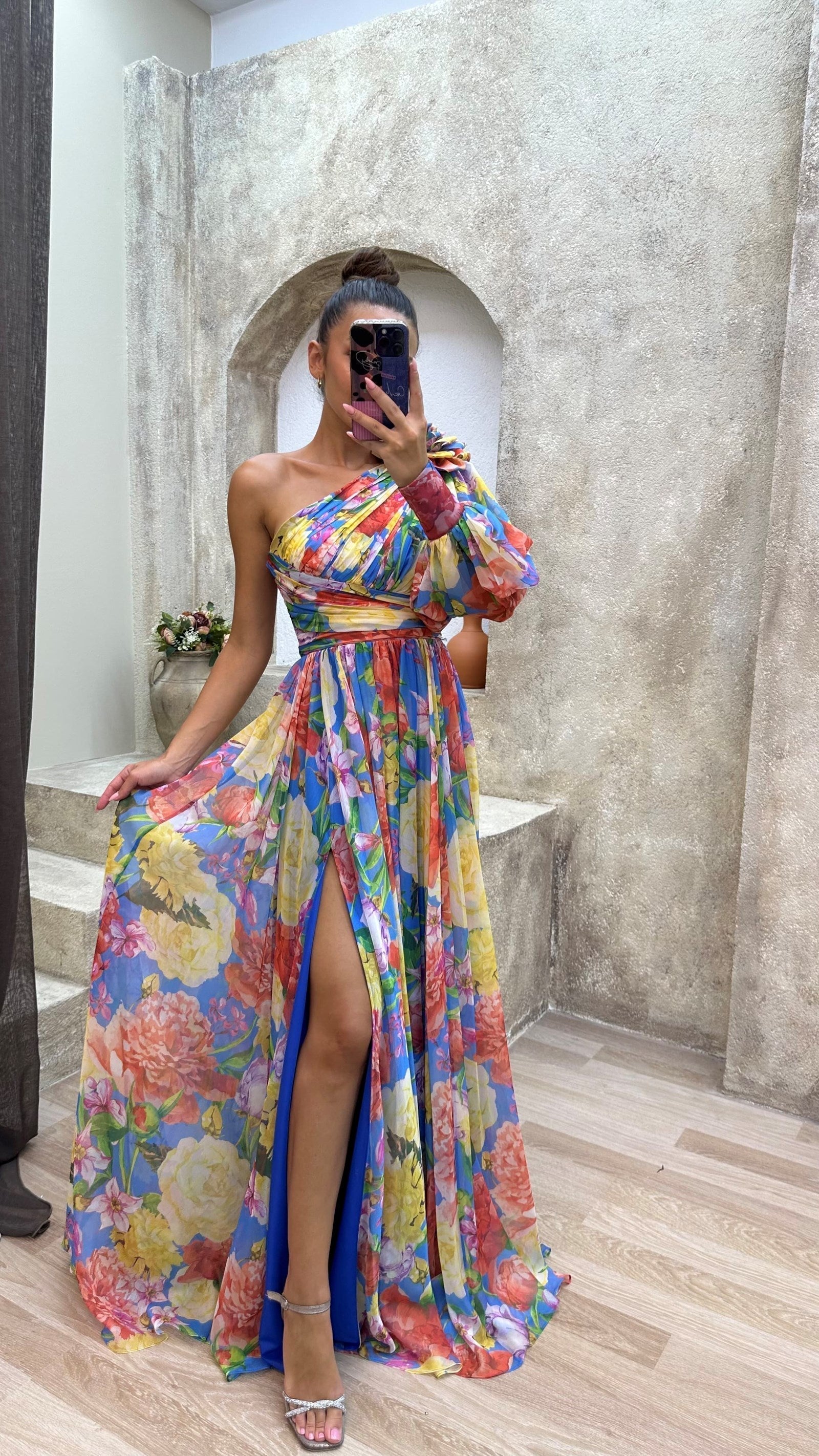 Brigitte Graceful Flowing Gown