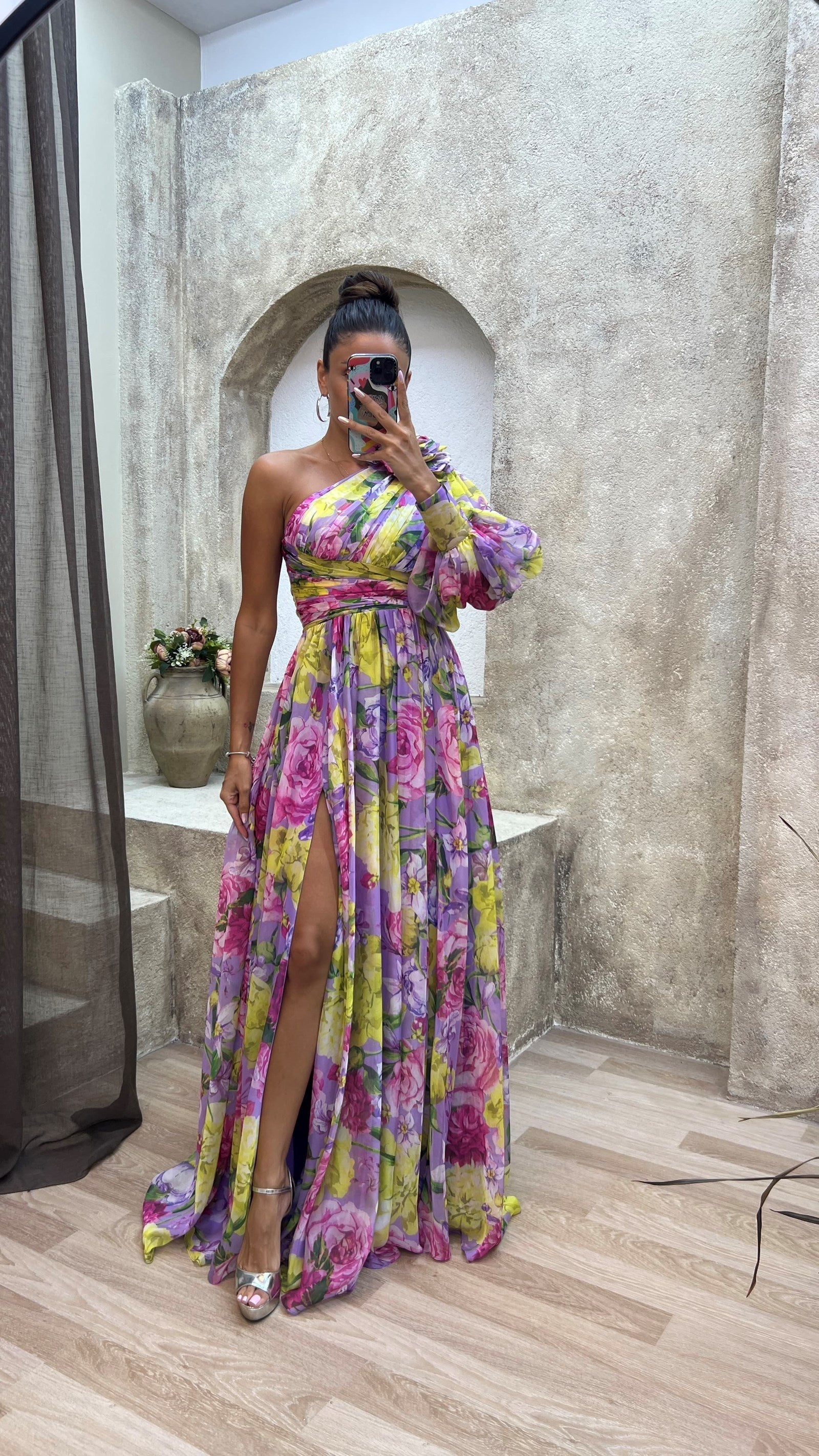 Brigitte Graceful Flowing Gown