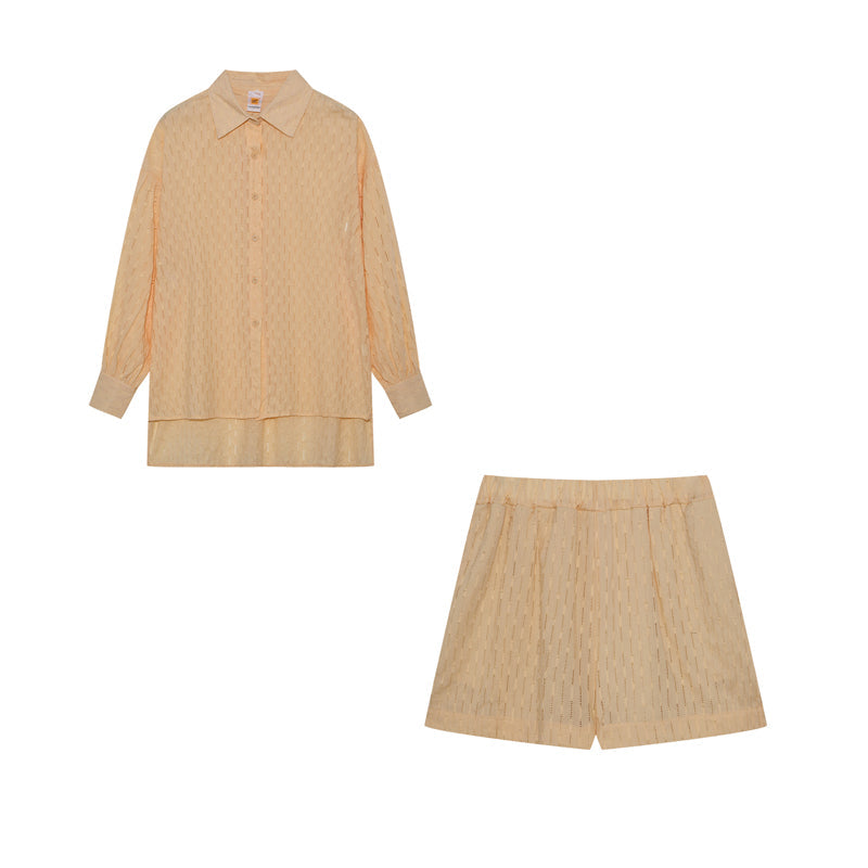 Emmeline Chic Shirt & Shorts Set