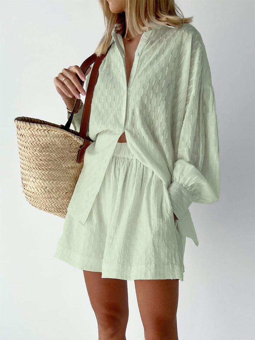 Emmeline Chic Shirt & Shorts Set