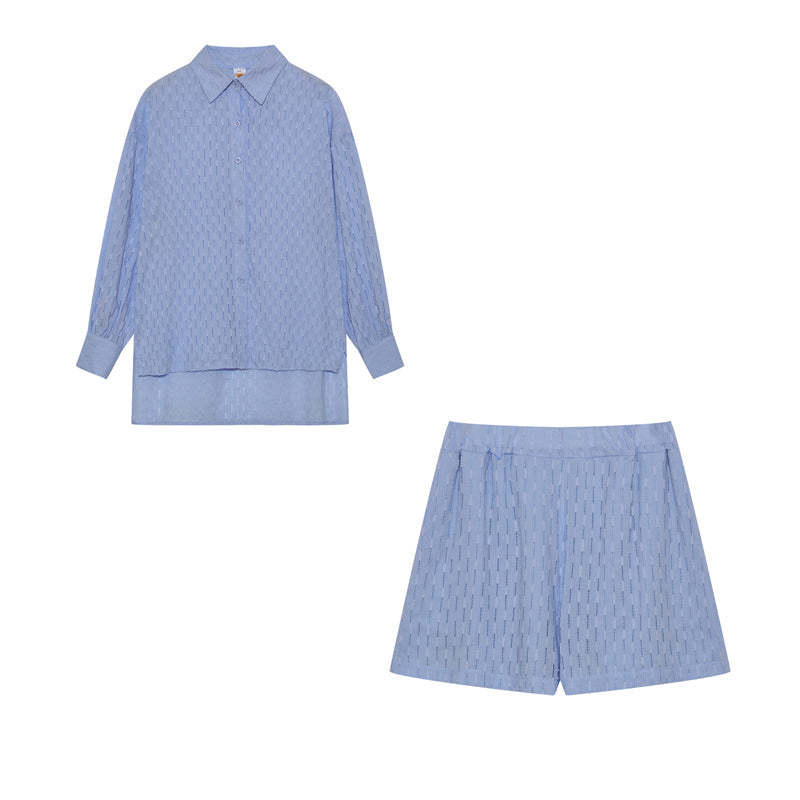 Emmeline Chic Shirt & Shorts Set