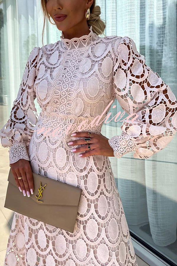 Juliette Lace Midi Dress