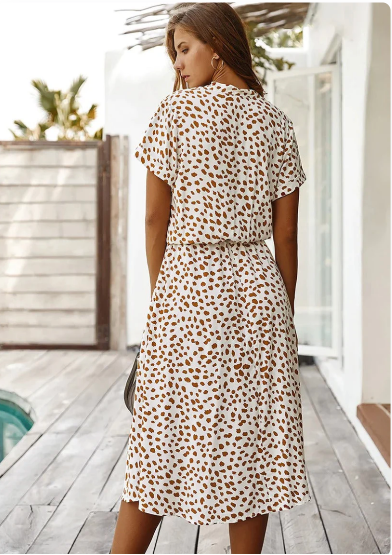 Celia Vintage Midi Dress
