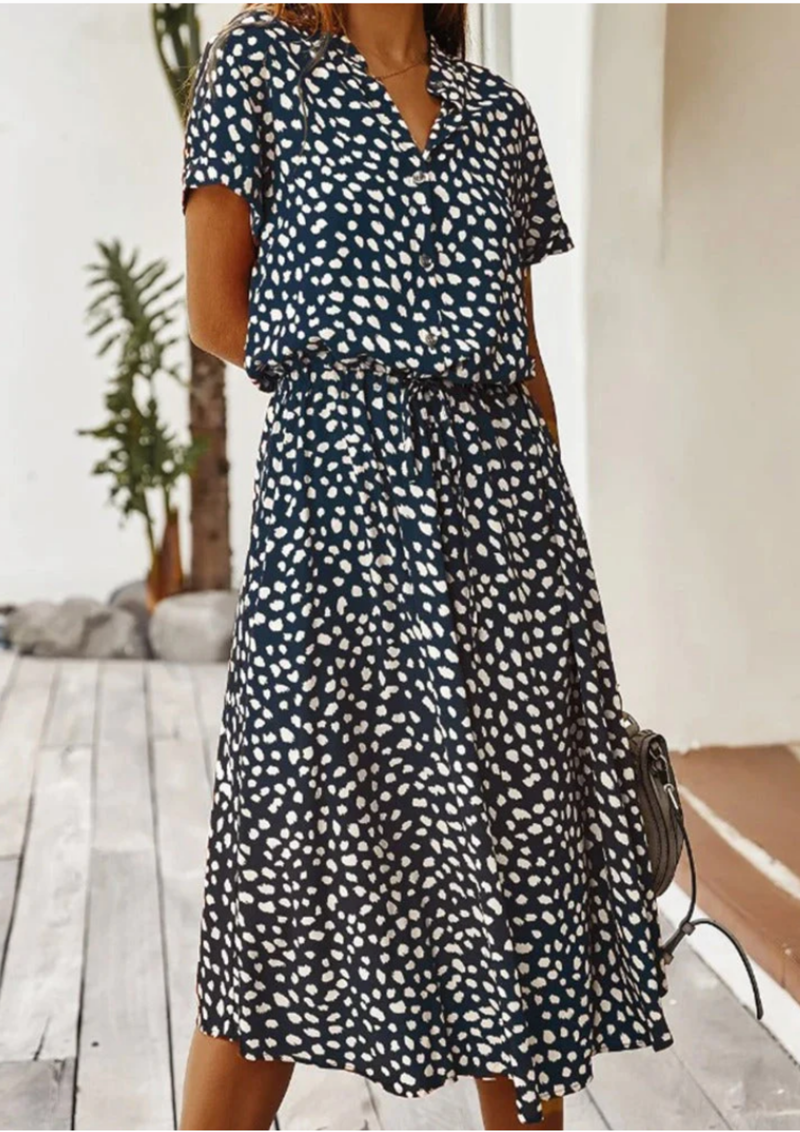Celia Vintage Midi Dress