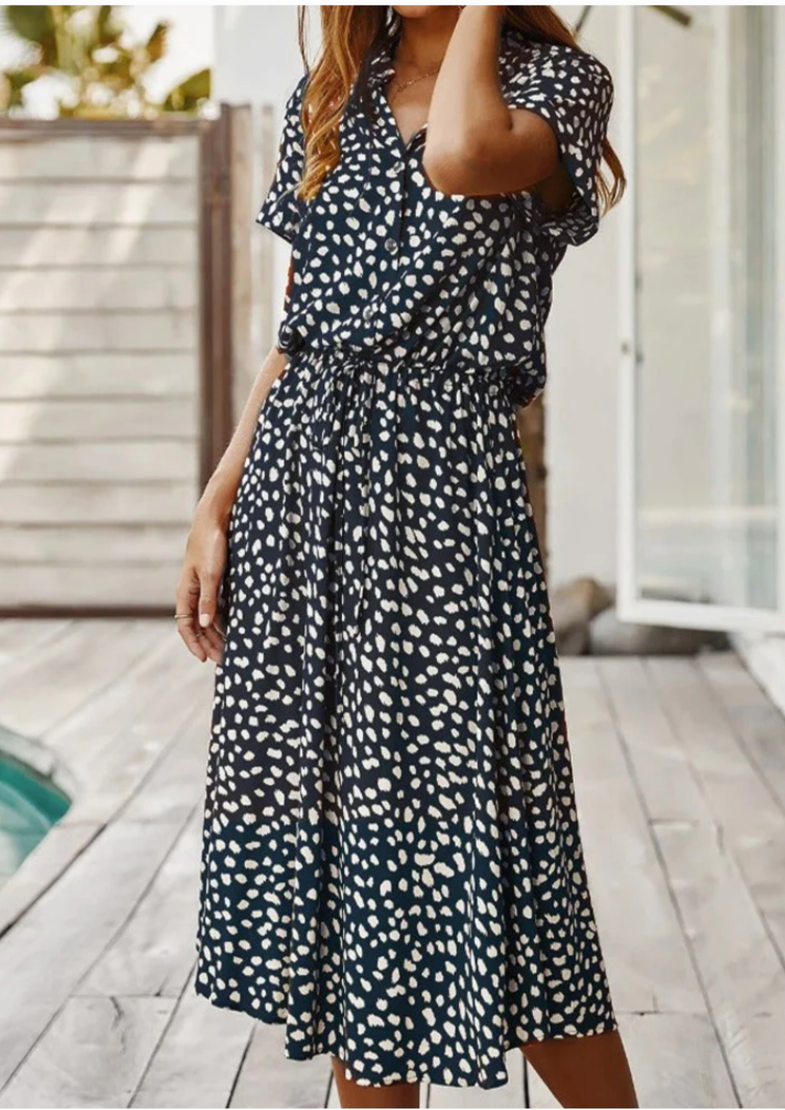 Celia Vintage Midi Dress