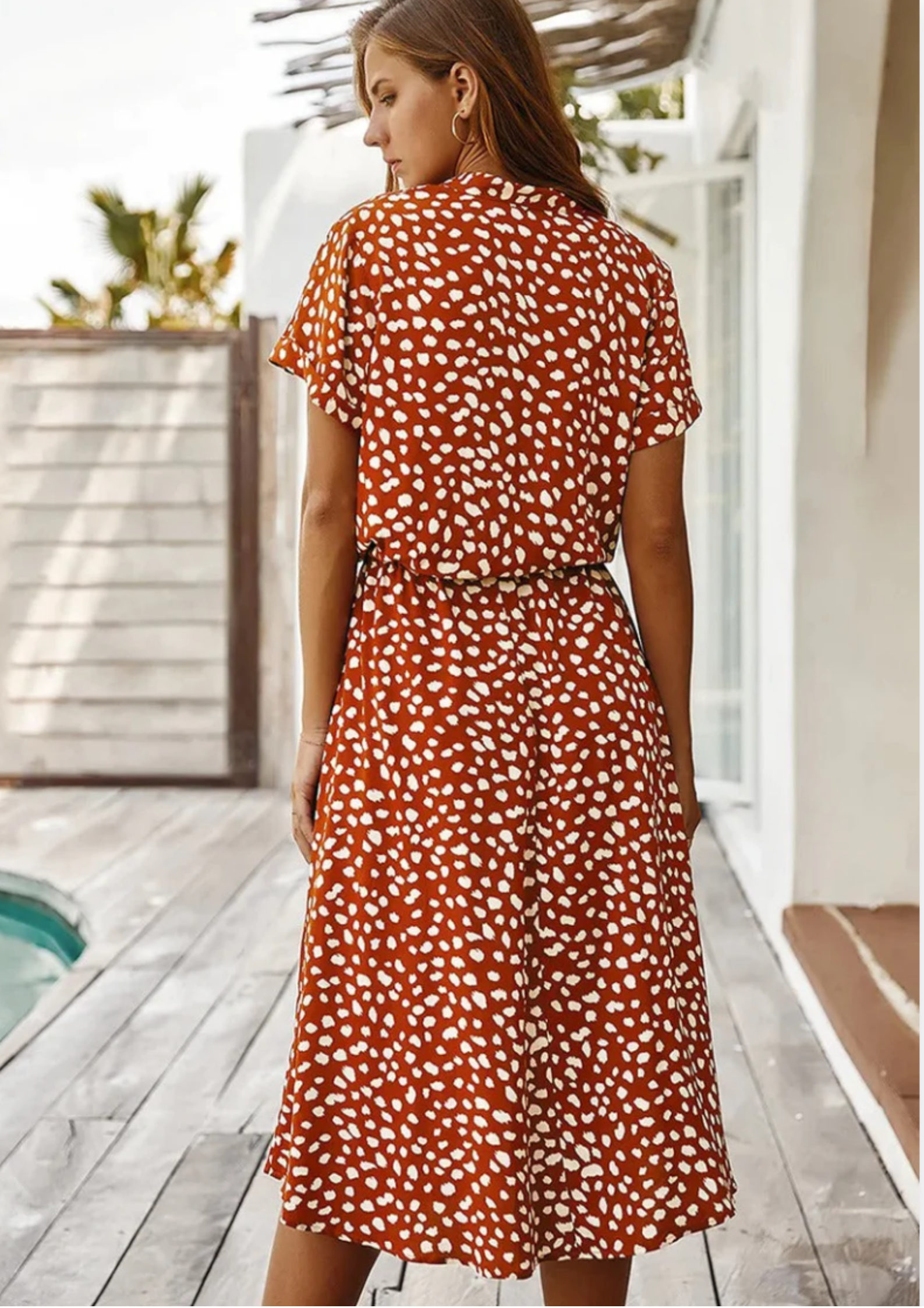 Celia Vintage Midi Dress