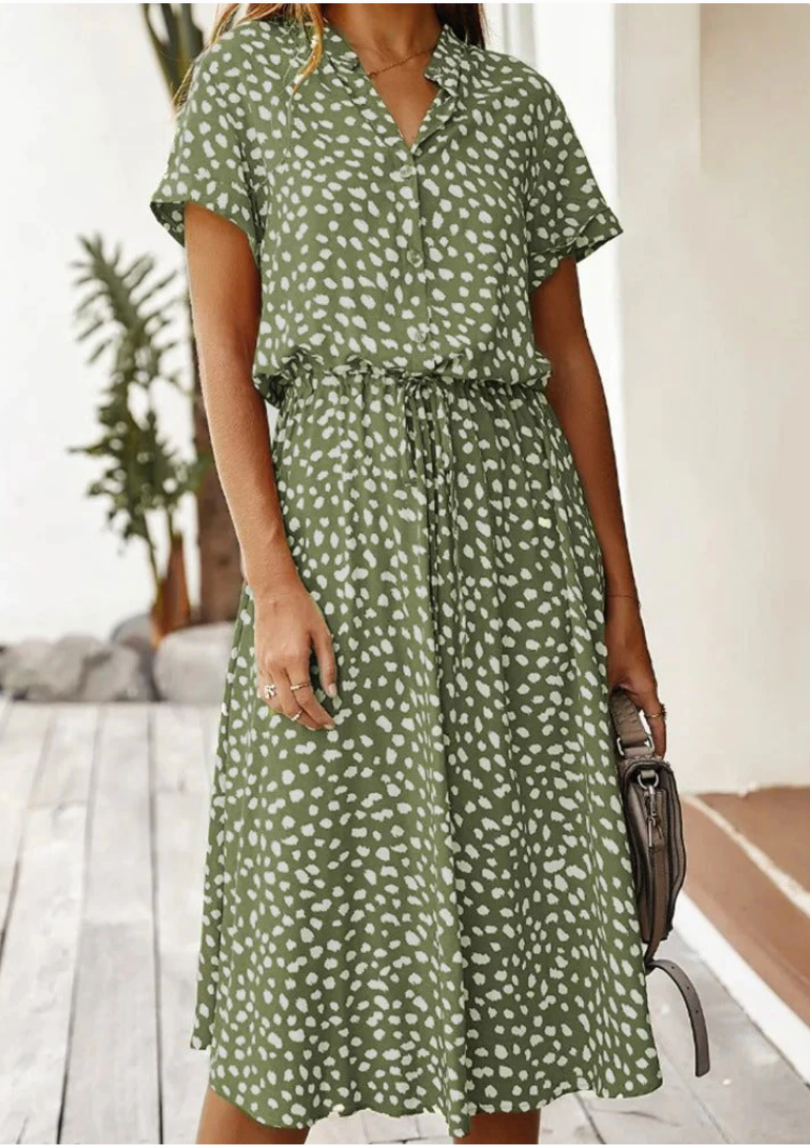 Celia Vintage Midi Dress