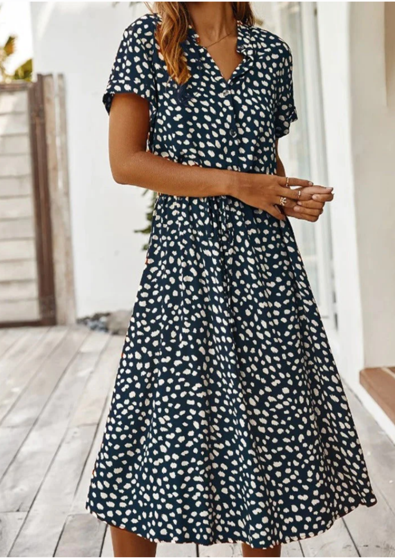 Celia Vintage Midi Dress