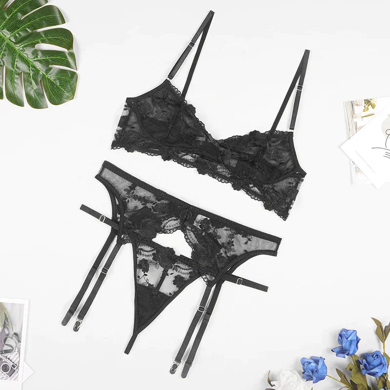 Aurobella 3-Piece Lingerie Set