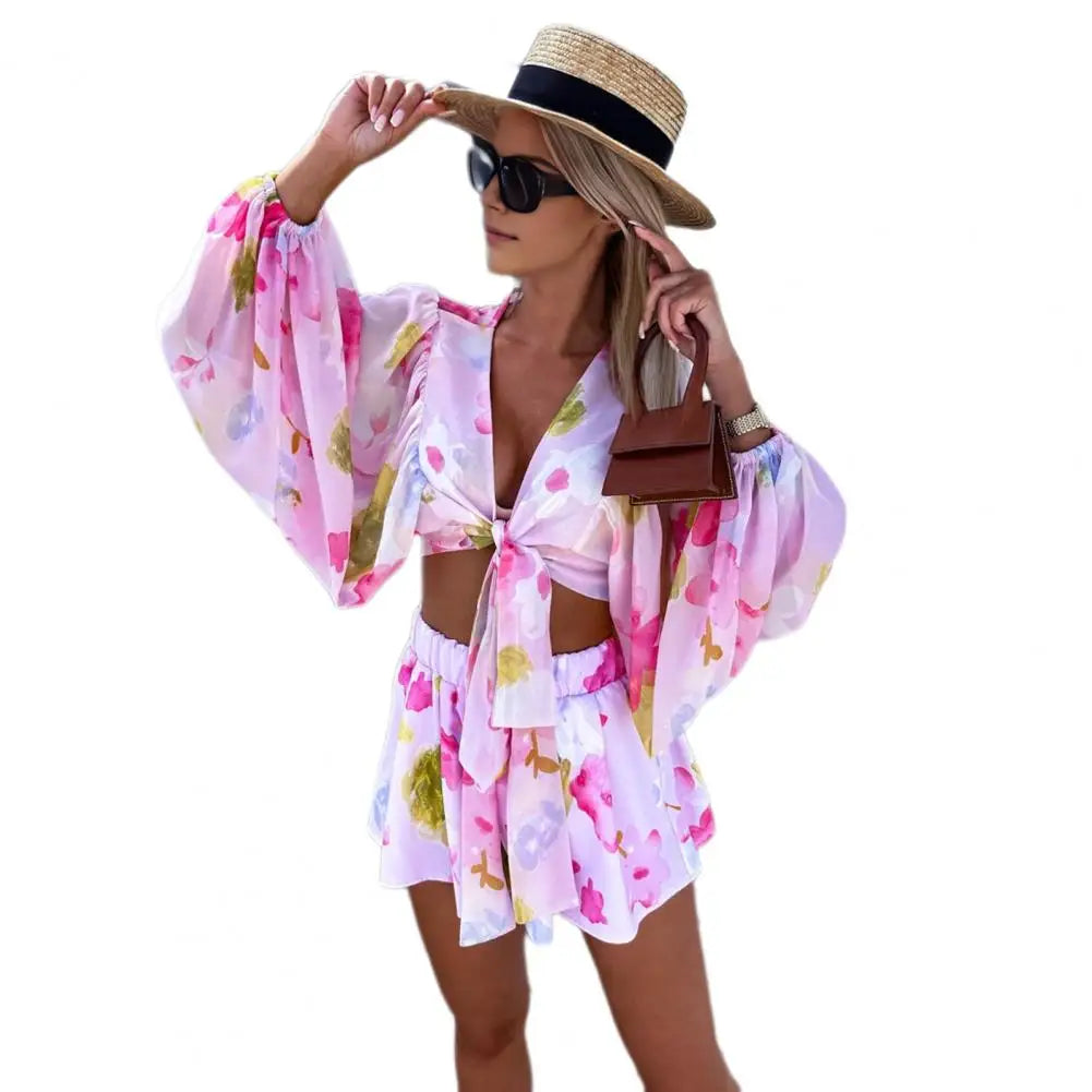 Elisa Floral Summer Vibes Chic Vibrant Set
