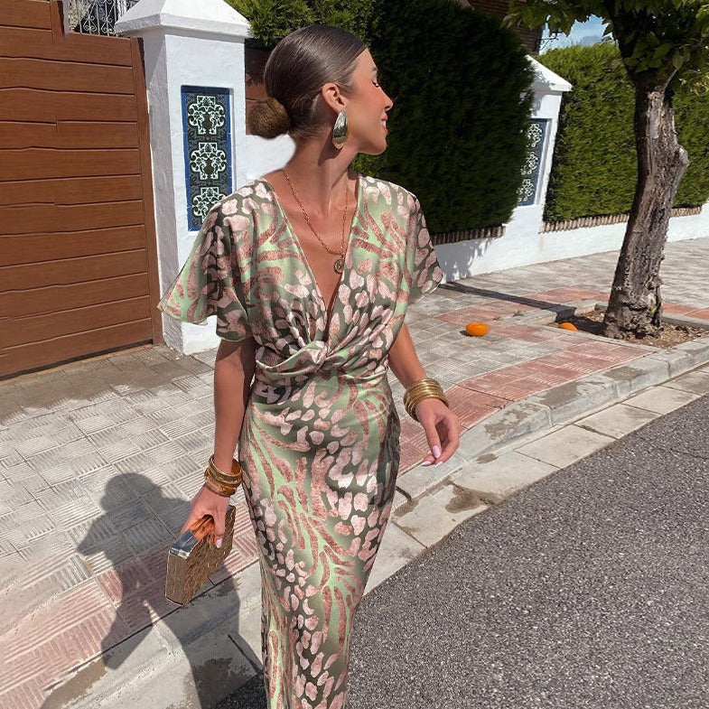 Georgette Sophisticated Silk Dress