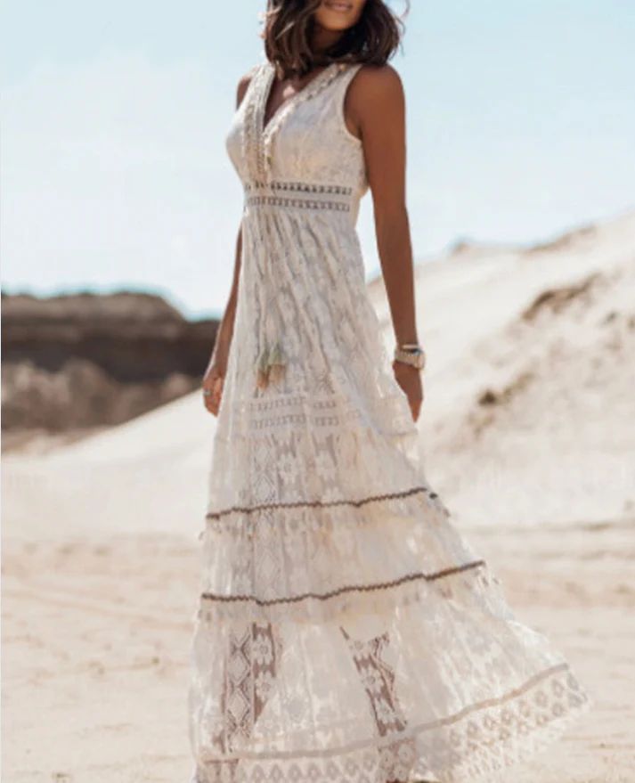 Calypso Elegant Bohemian Dress