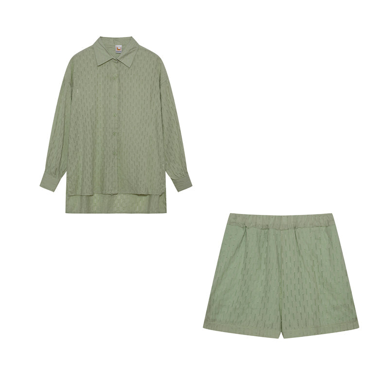 Emmeline Chic Shirt & Shorts Set