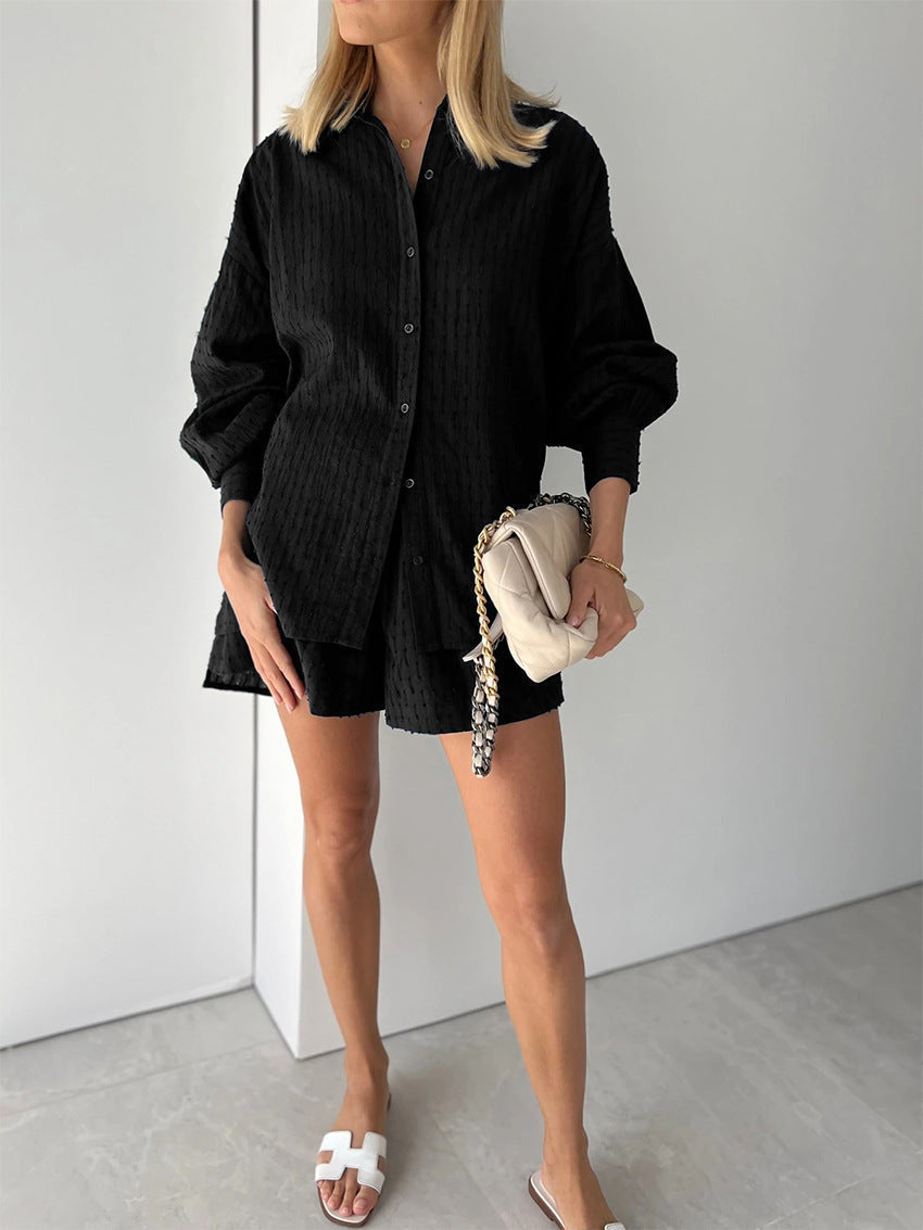 Emmeline Chic Shirt & Shorts Set