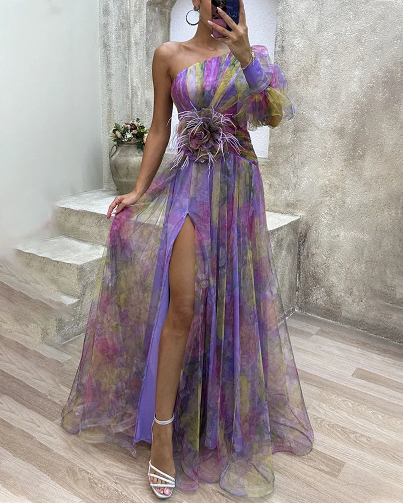 Sylvia Amara Long-Sleeved Dress