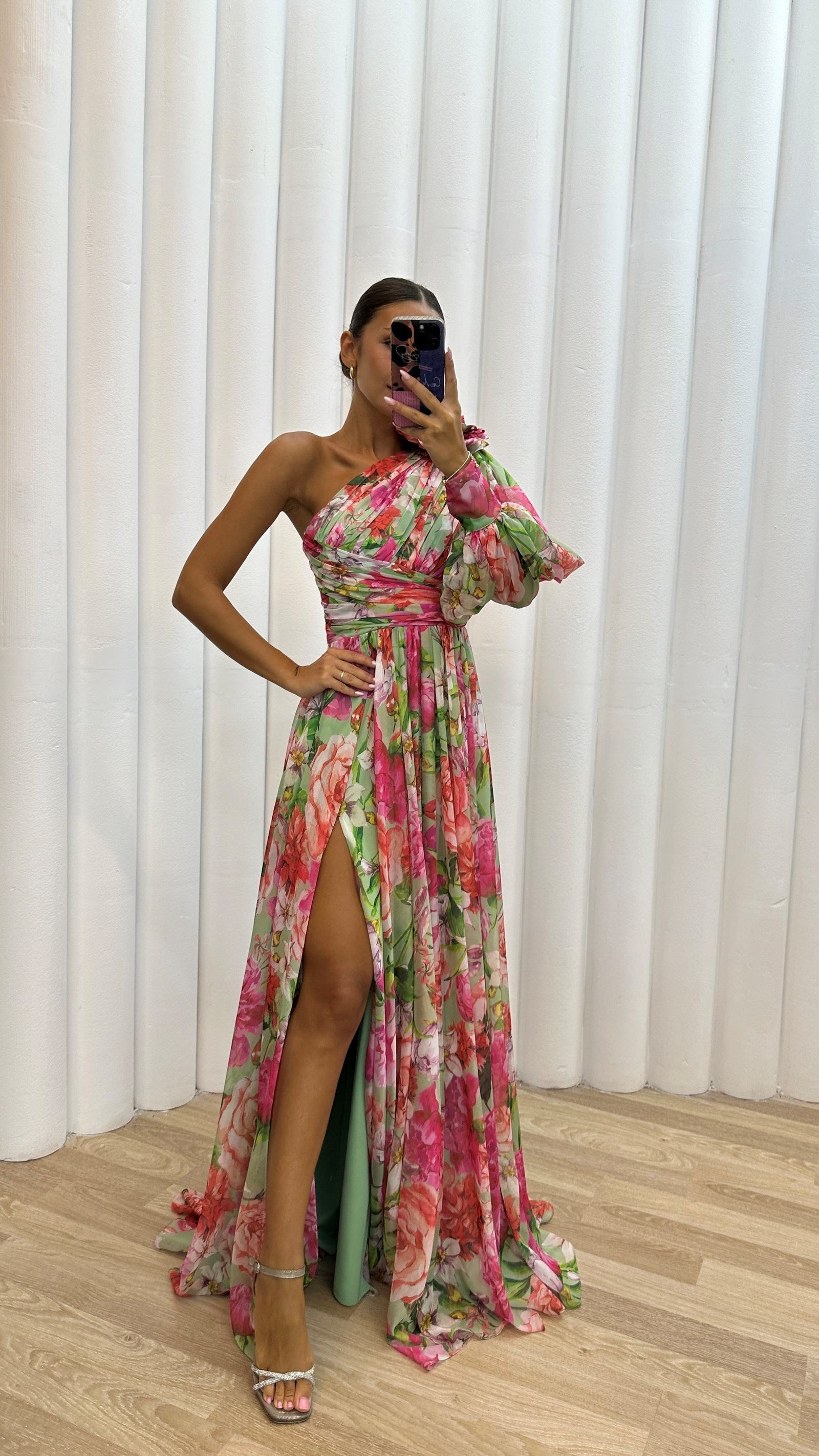 Brigitte Graceful Flowing Gown