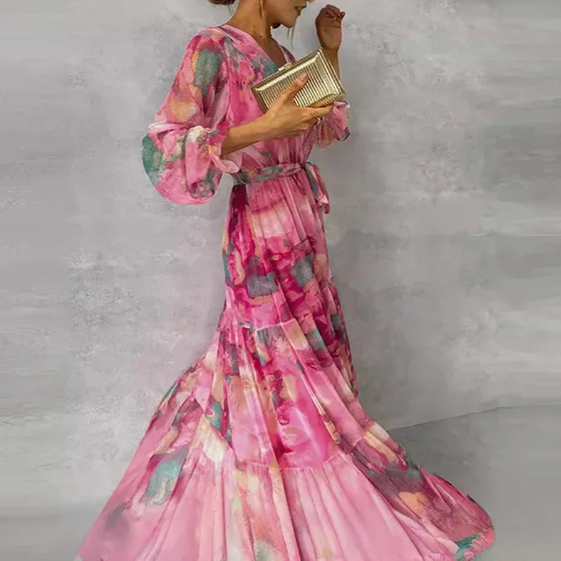 Priscilla Elegant Floral Dress