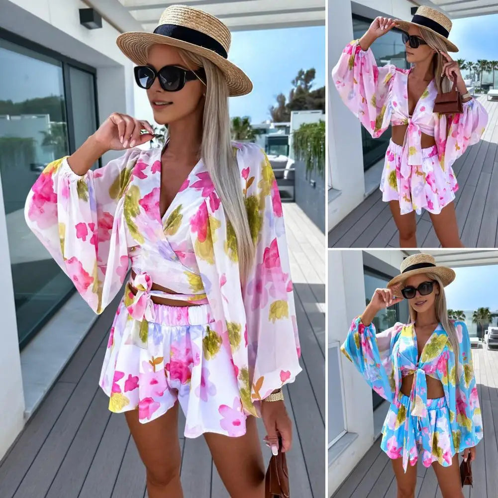 Elisa Floral Summer Vibes Chic Vibrant Set