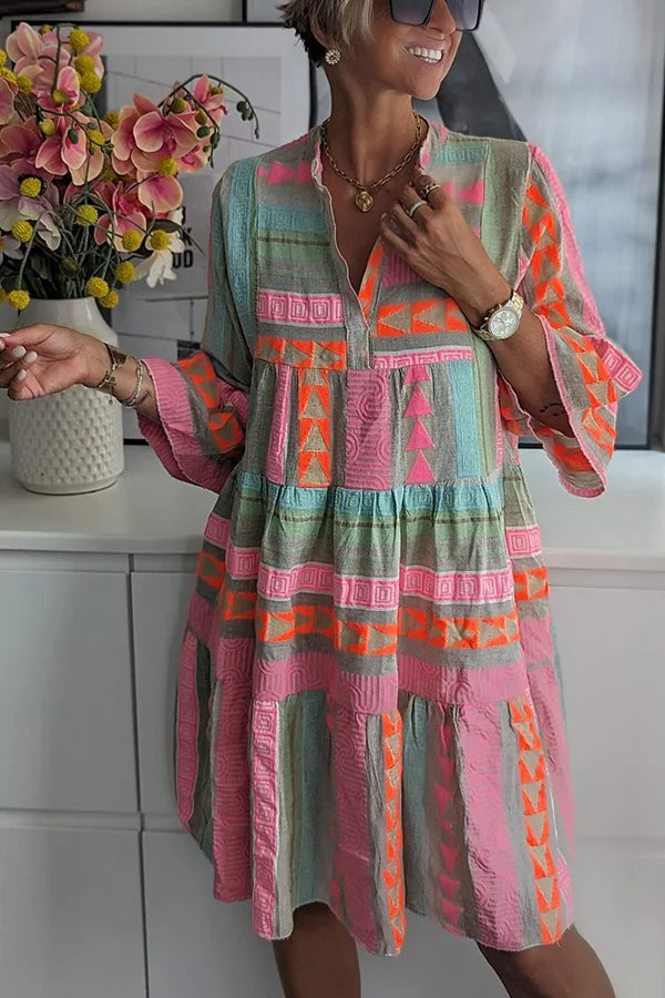 Delphine Elegant Spring Midi Dress
