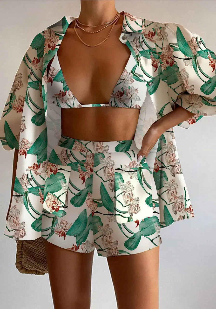 Rona Sexy Three Piece Set Perfect for Summer
