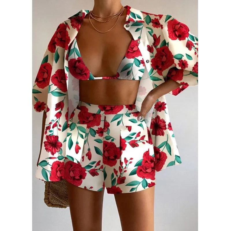 Rona Sexy Three Piece Set Perfect for Summer