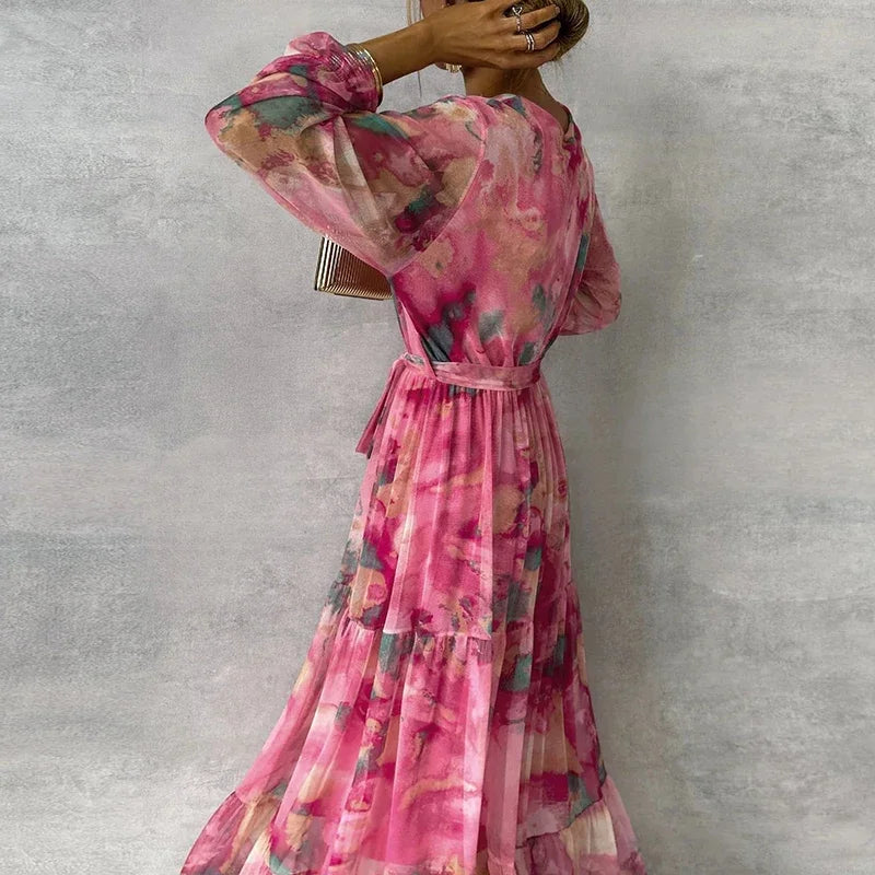 Priscilla Elegant Floral Dress