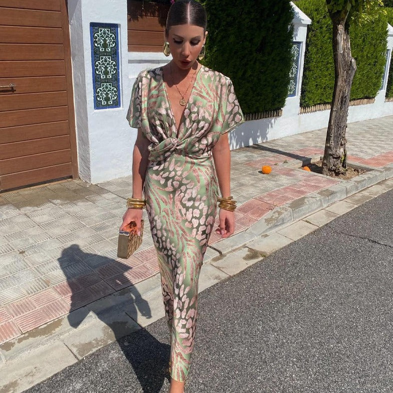 Georgette Sophisticated Silk Dress