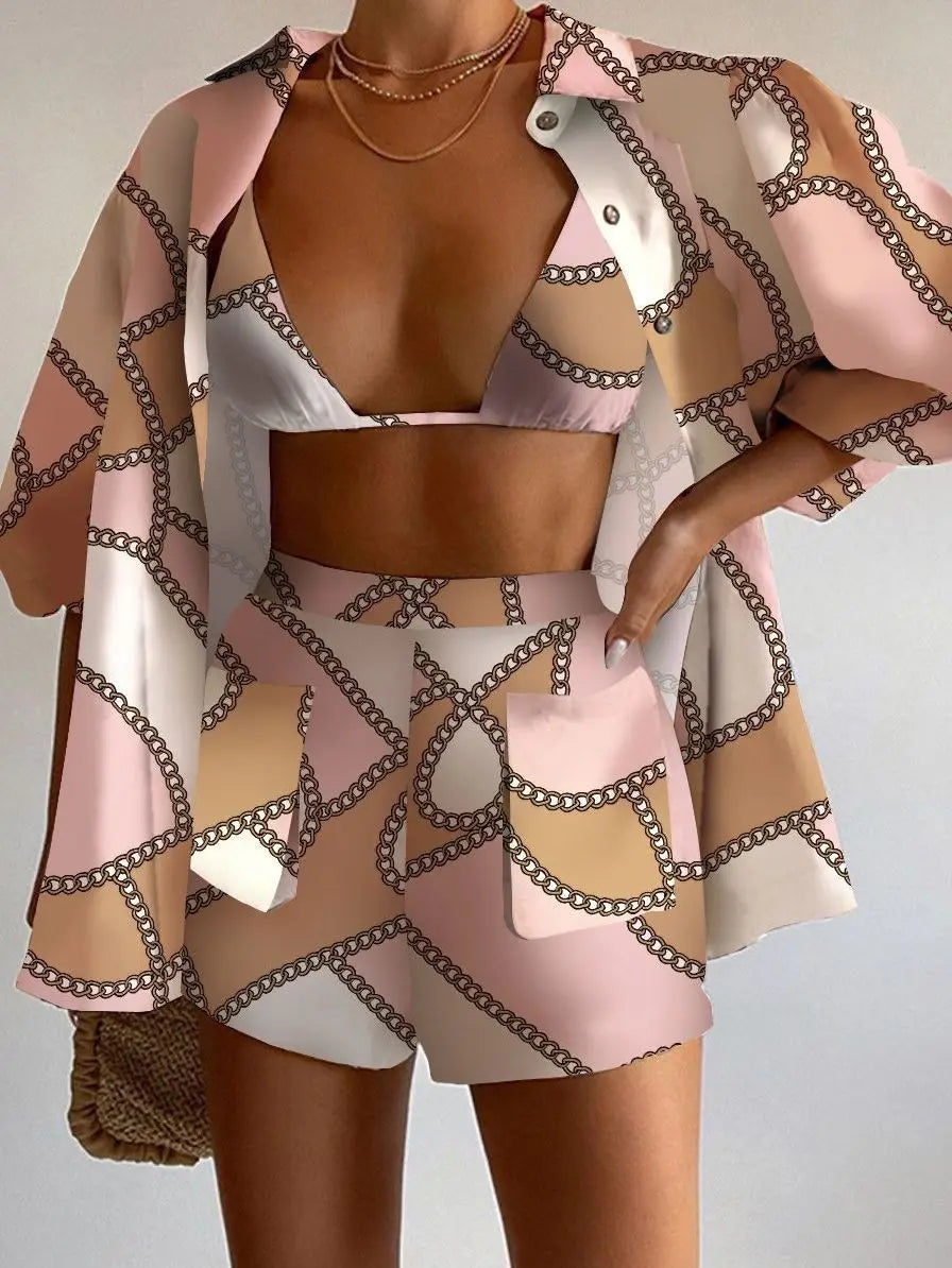 Rona Sexy Three Piece Set Perfect for Summer