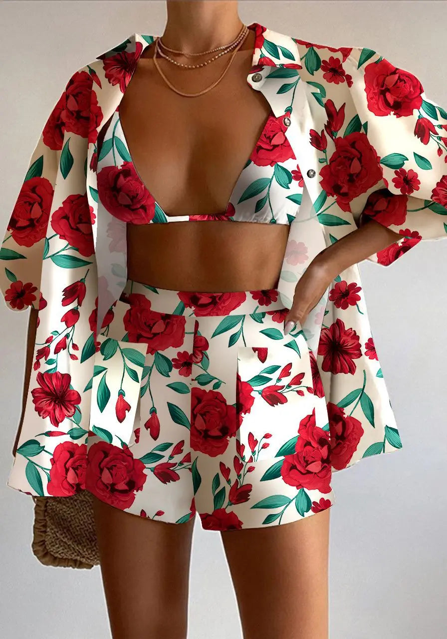 Rona Sexy Three Piece Set Perfect for Summer