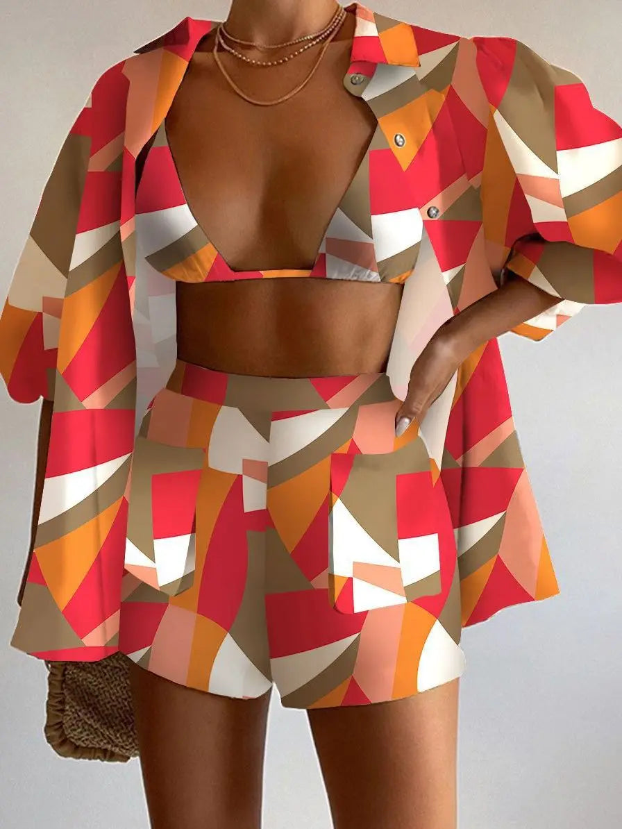 Rona Sexy Three Piece Set Perfect for Summer