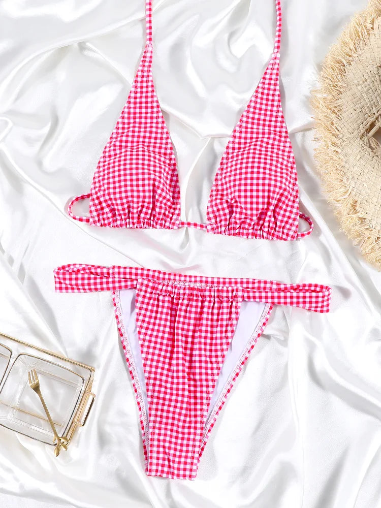 Kiana Elegant Printed Tie-Dye Bikini Set