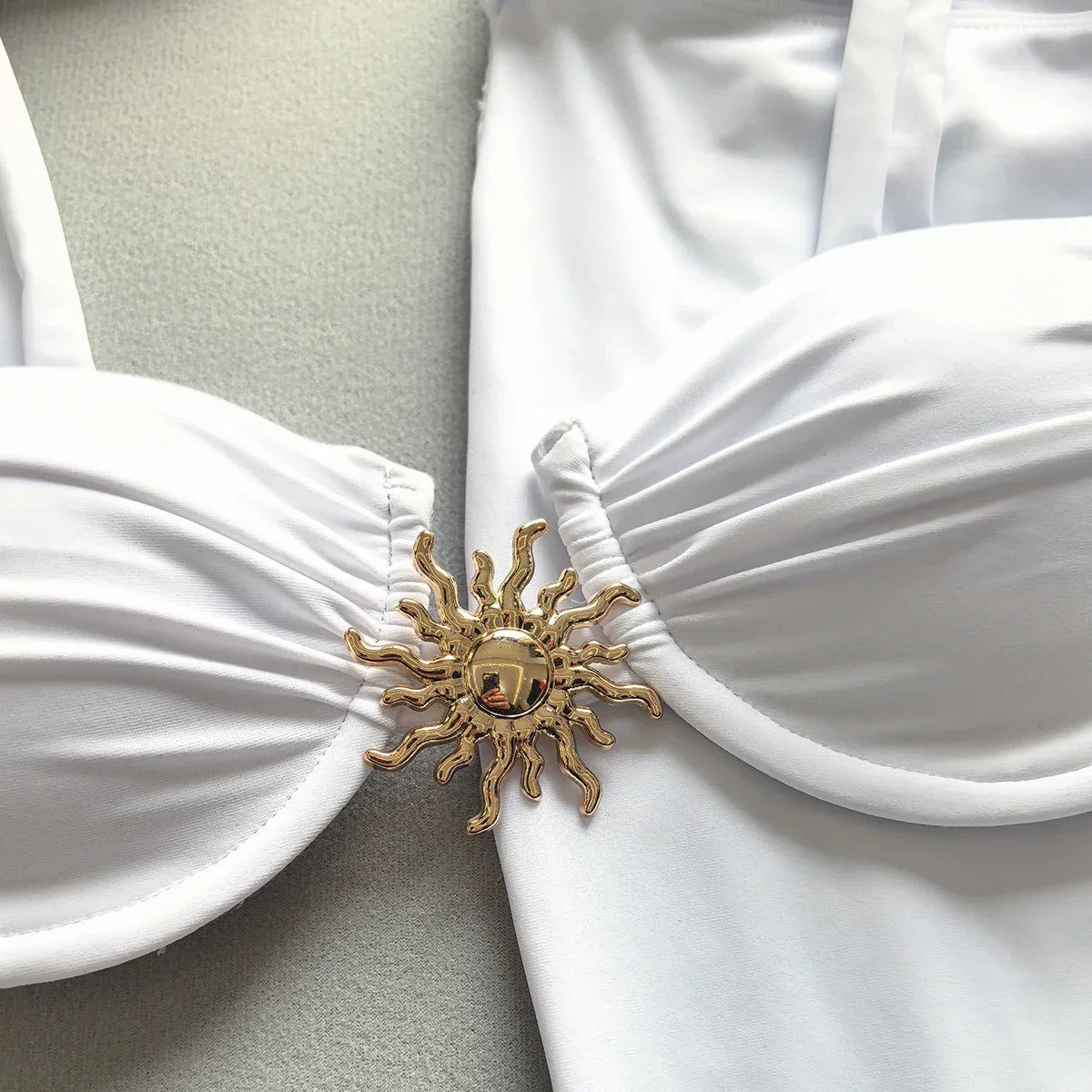 Sienna White Bikini and Skirt Set