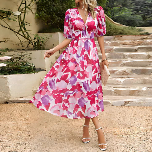 Natasha Romantic Midi Dress