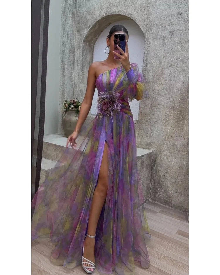 Sylvia Amara Long-Sleeved Dress