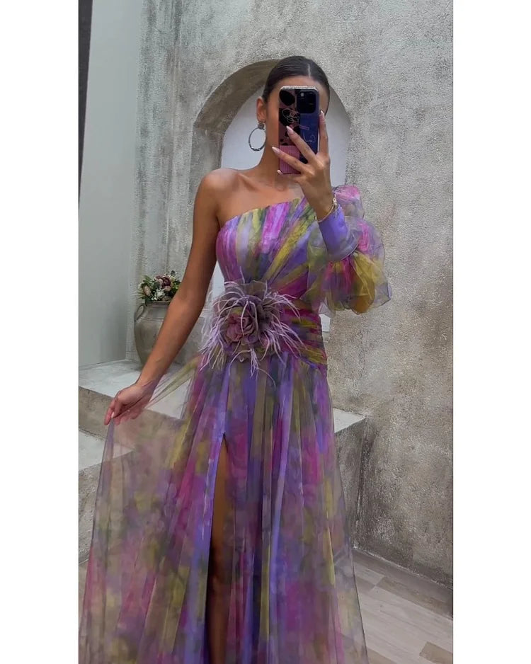 Sylvia Amara Long-Sleeved Dress