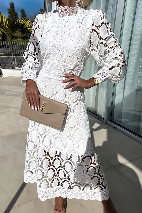 Juliette Lace Midi Dress